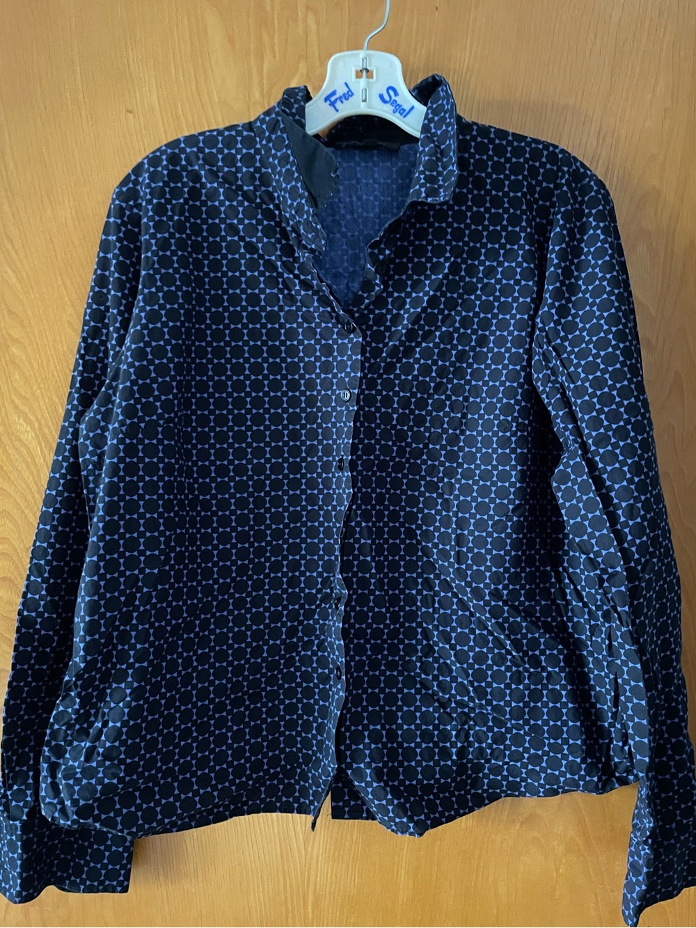 Agnes B blouse (with unique visible mend)